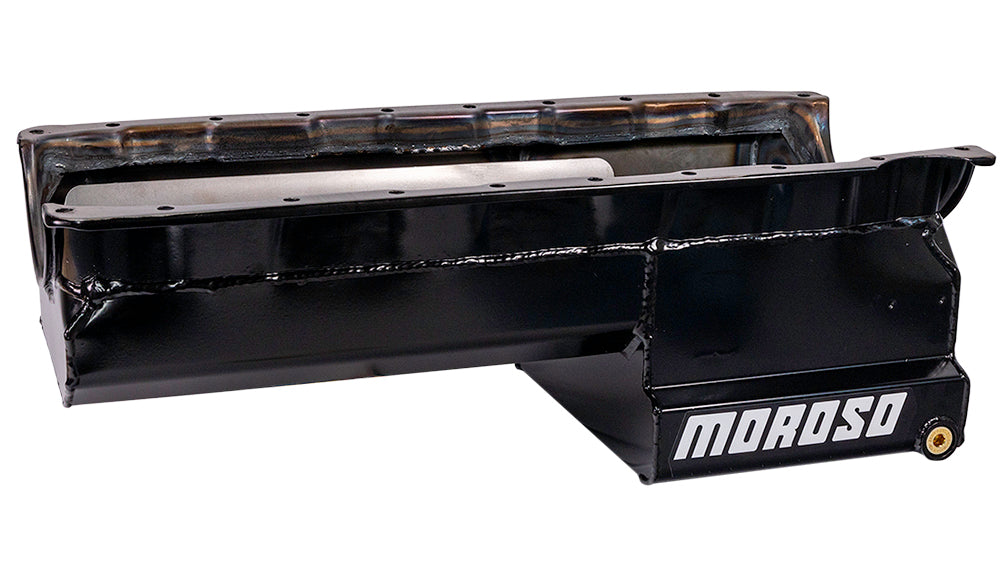 MOROSO BBC Drag Race Oil Pan Wet Sump - Gen V/VI (MOR21050)