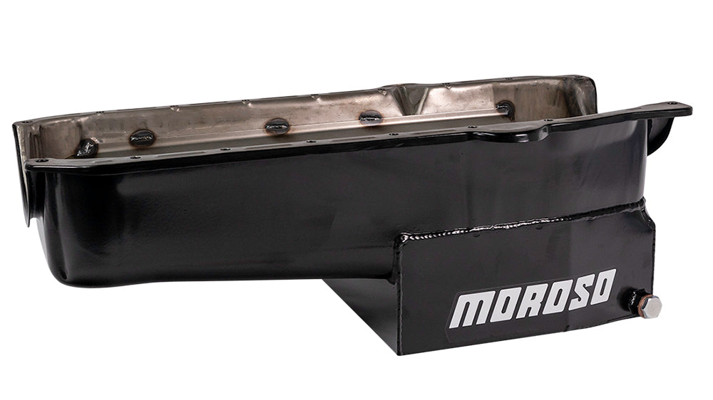 MOROSO SBC C/T Oil Pan - 7qt. 1pc. Rear Main (MOR21320)