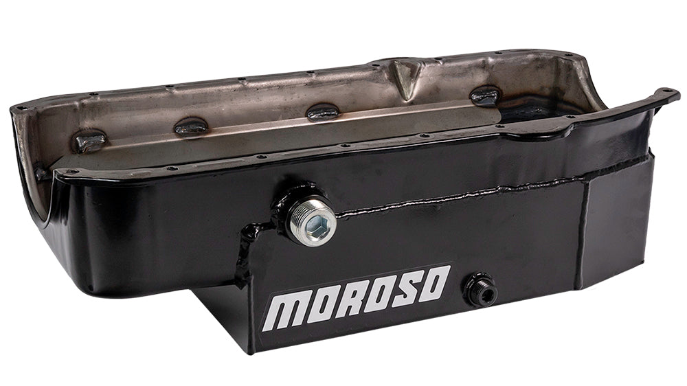 MOROSO SBC 8qt CT Oil Pan - RH Dipstick 80-85 (MOR21326)