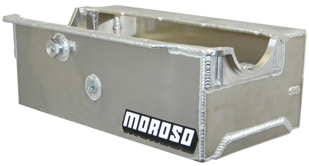 MOROSO SBC Sprint Car Alum. Oil Pan - Wet Sump 9.5qts. (MOR21330)