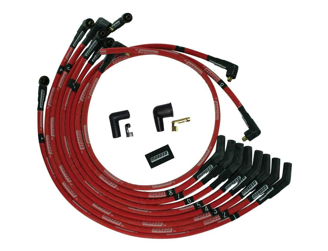MOROSO Ultra Plug Wire Set SBF 351W Red (MOR52573)