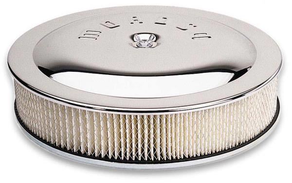 MOROSO 14in Chrome Air Cleaner 5in Filter (MOR65946)