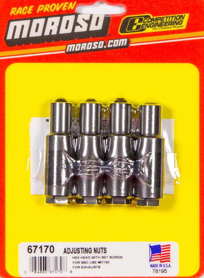 MOROSO 7/16in. Rckr Studs Adj. Nut (4 Pack) (MOR67170)