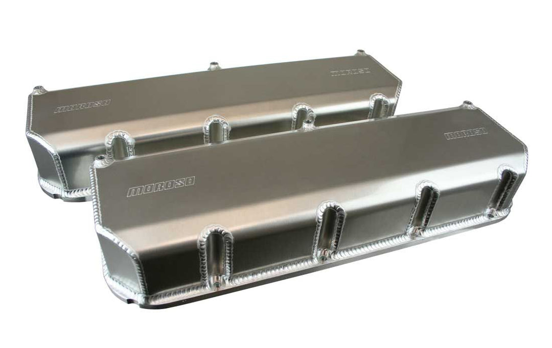 MOROSO SBC Fab Alm Valve Cover Set - CFE 4.400 Bore (MOR68340)