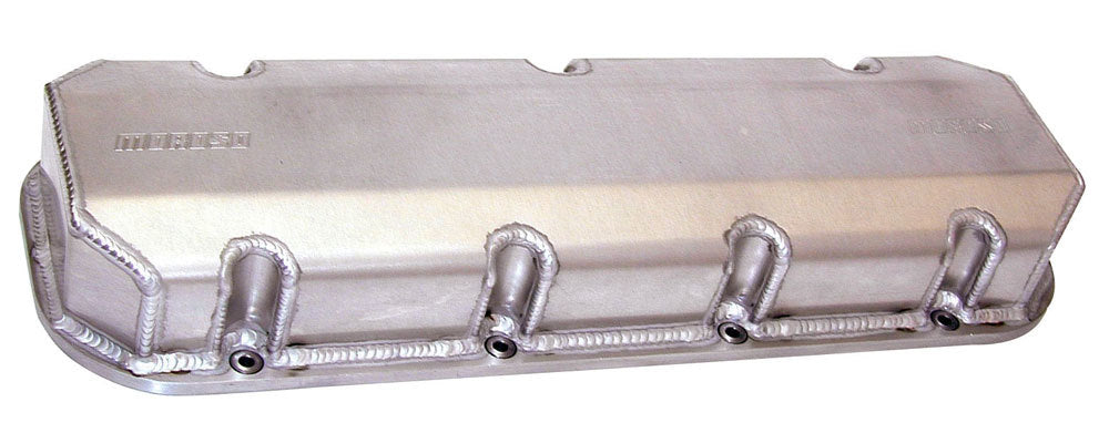 MOROSO BBC Billet Rail Valve Covers w/3/8in Inserts (MOR68345)