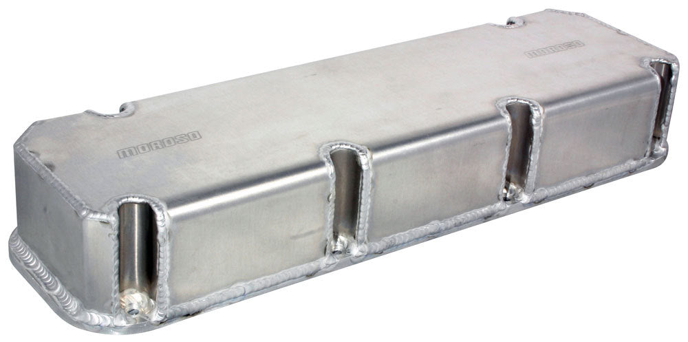 MOROSO BBF Billet Rail Valve Covers - 3.5in Tall (MOR68349)