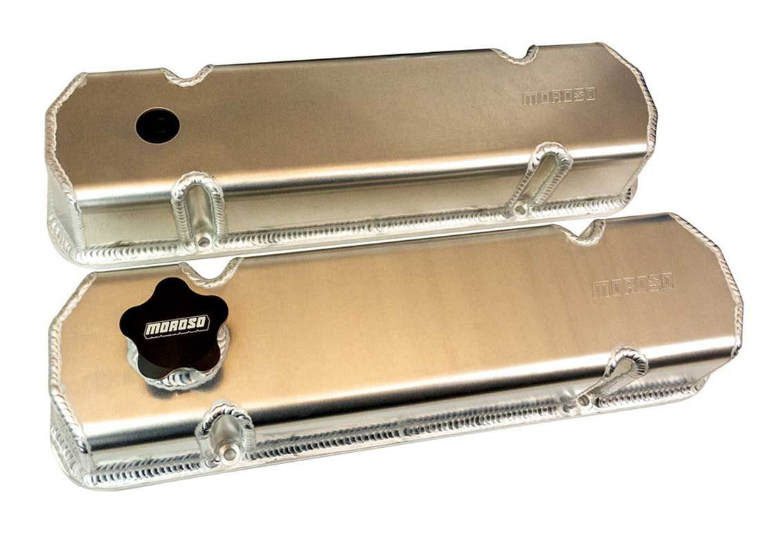 MOROSO Valve Cover Fabricated Alum Pontiac V8 (MOR68477)
