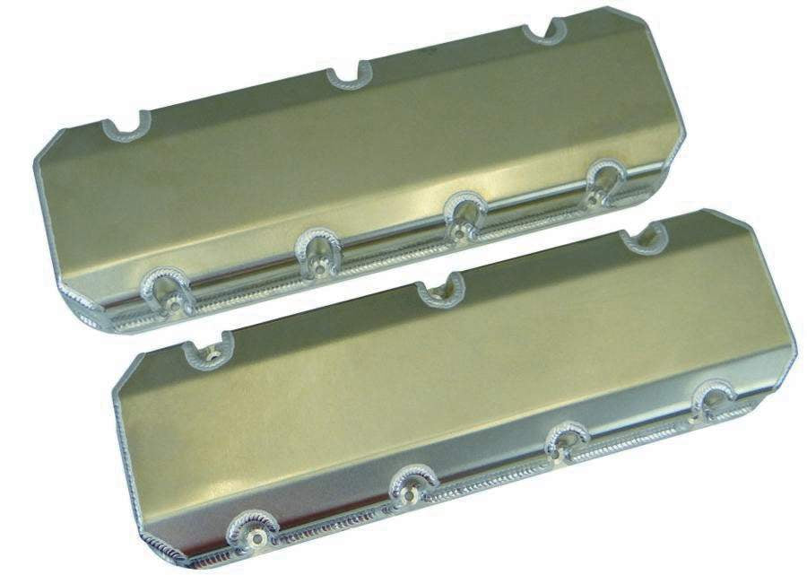 MOROSO BBC Fab Alm Valve Covers w/Brodix SR20 Heads (MOR68487)