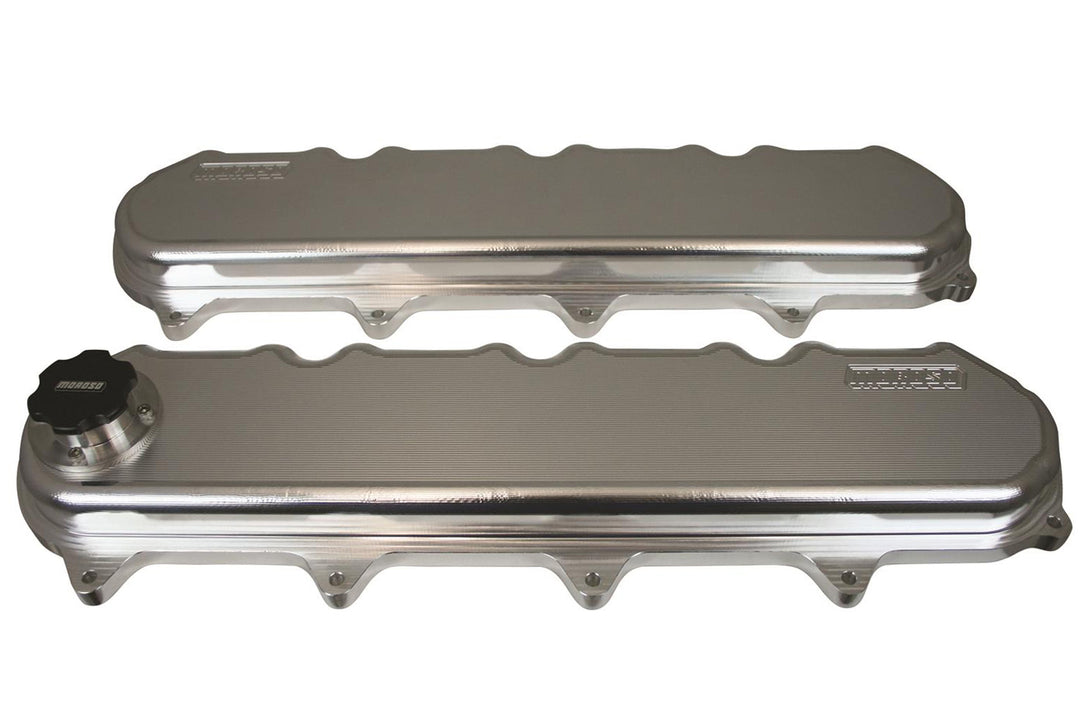 MOROSO GM LT1/LT4 Billet Valve Cover Set w/Oil Fill (MOR68495)