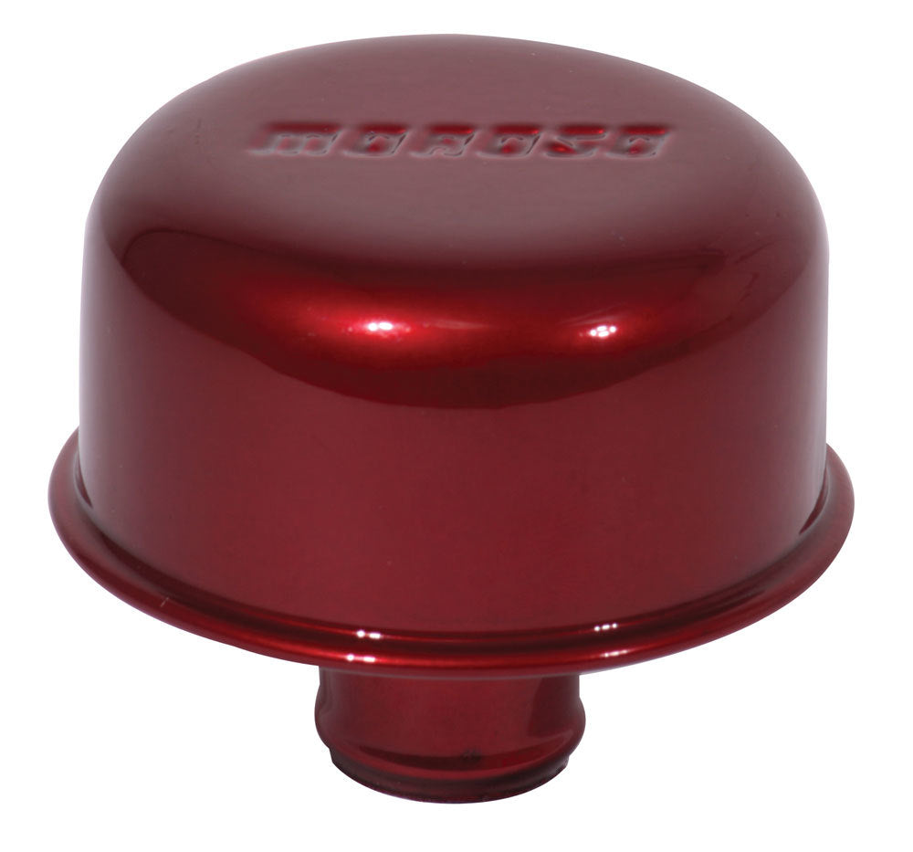 MOROSO Breather- Valve Cover Push-In Style Red (MOR68718)