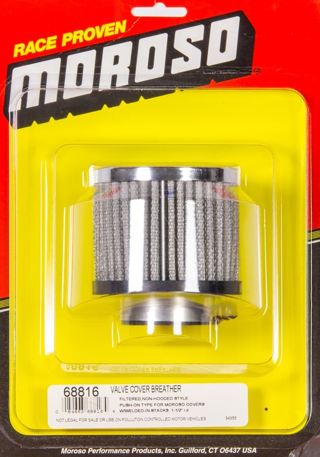MOROSO Chrome V. Cvr Breathers  (MOR68816)