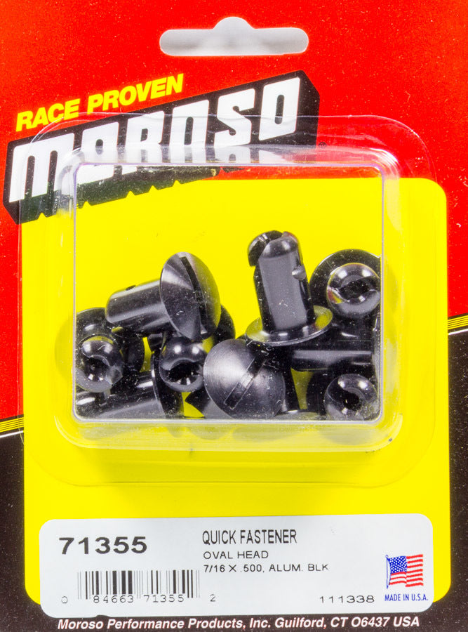 MOROSO Oval Head Quick Fastener 7/16 x .500 (MOR71355)