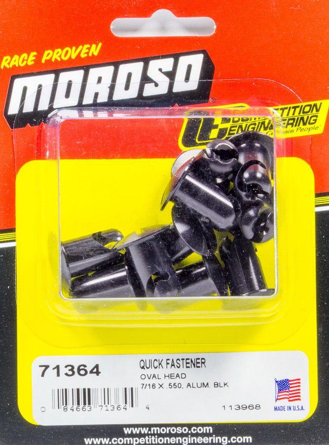 MOROSO Oval Head Quick Fastener 7/16 x .550 (MOR71364)