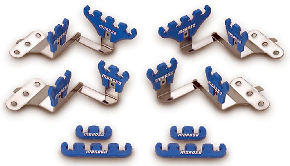 MOROSO Blue Wire Loom Kit For SBC Center Bolt V/C (MOR72140)