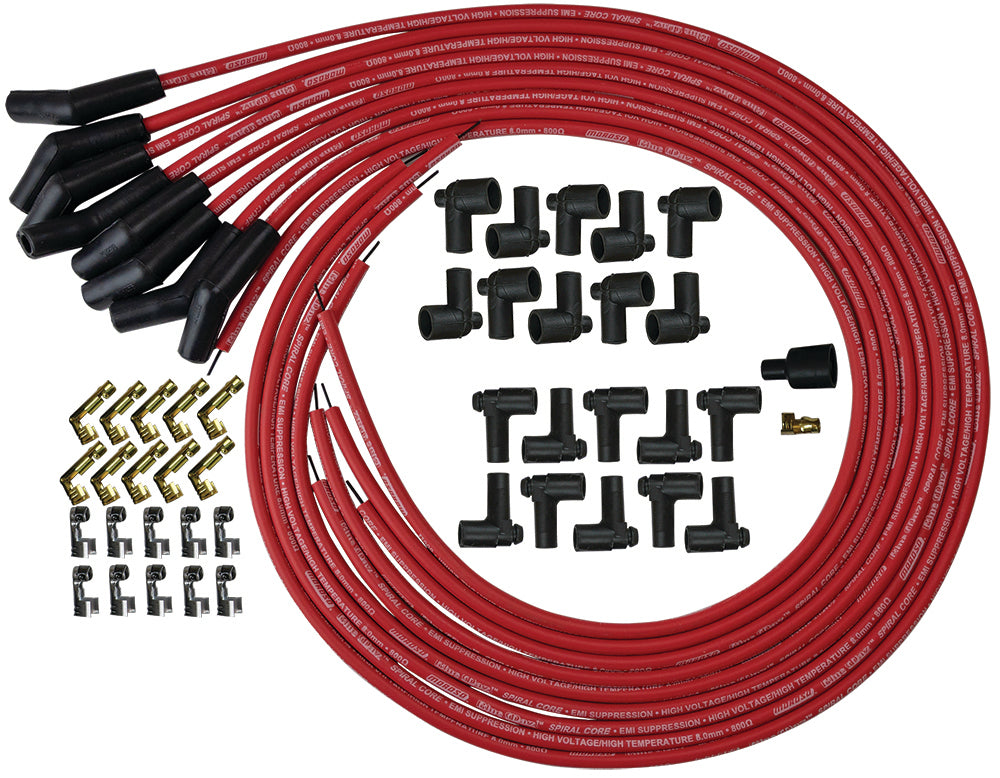 MOROSO Blue Max Ignition Wire Set - Red (MOR73214)