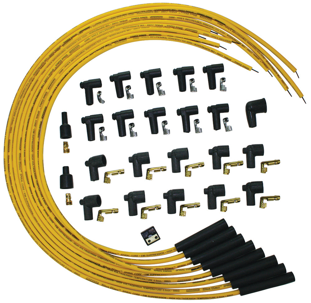 MOROSO Blue Max Ignition Wire Set - Yellow (MOR73216)