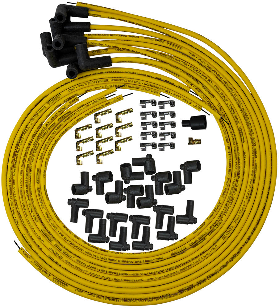 MOROSO Blue Max Ignition Wire Set - Yellow (MOR73217)