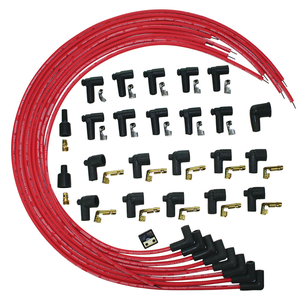 MOROSO Blue Max Ignition Wire Set - Red (MOR73219)