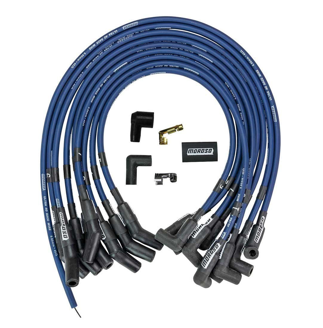 MOROSO Ultra 40 Plug Wire Set Ford 429-460 Blue (MOR73674)