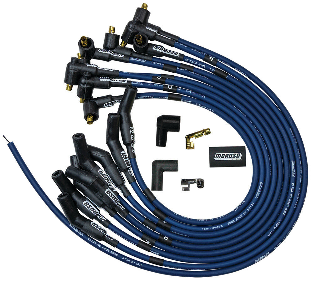 MOROSO Ultra 40 Plug Wire Set - Ford 302 (MOR73676)