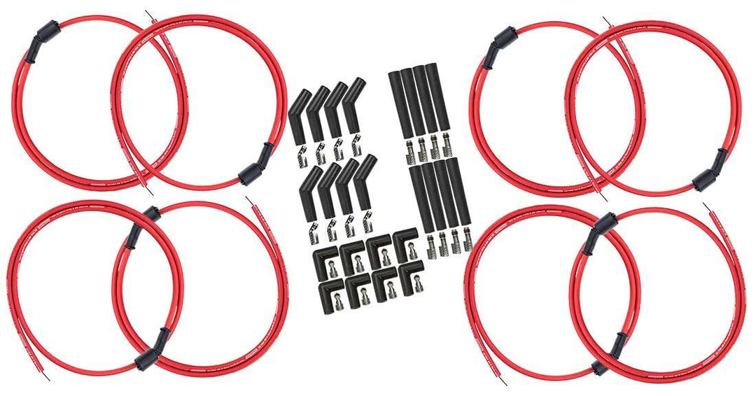 MOROSO Ultra 40 Plug Wire Set - Red LS (MOR73752)