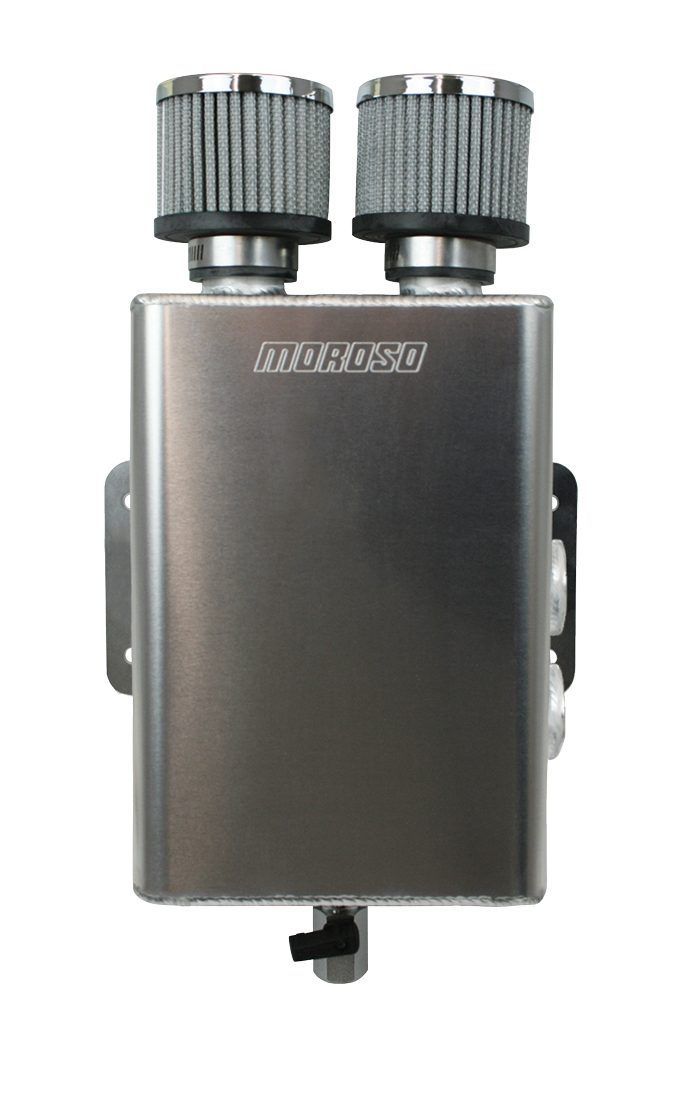 MOROSO Air/Oil Separator Tank 2-Breathers / 2 16an Fem (MOR85392)