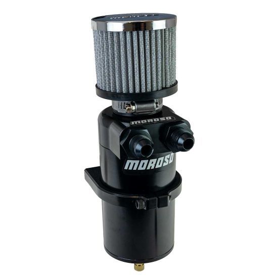 MOROSO Breather Tank/Catch Can Dual Inlet 8AN Male (MOR85414)