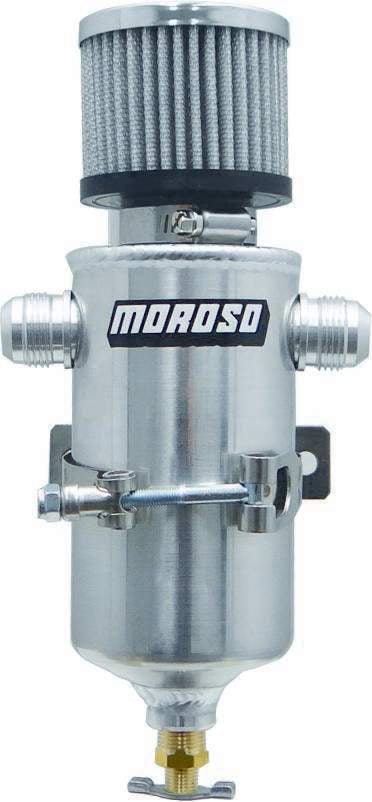MOROSO Breather Tank- Dry Sump w/Two 12an Male (MOR85469)