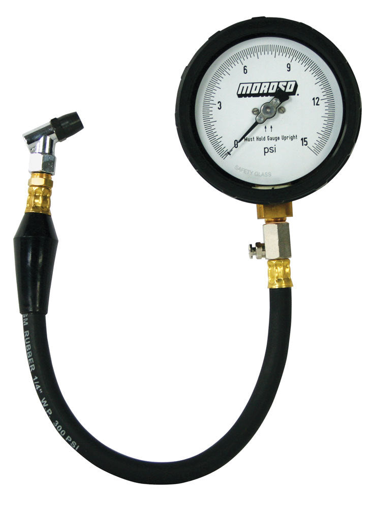 MOROSO Pro Series Tire Gauge 0-15 Psi (MOR89552)