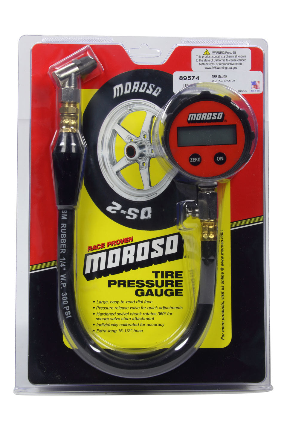 MOROSO Tire Gauge 0-15 Digital Backlit (MOR89574)