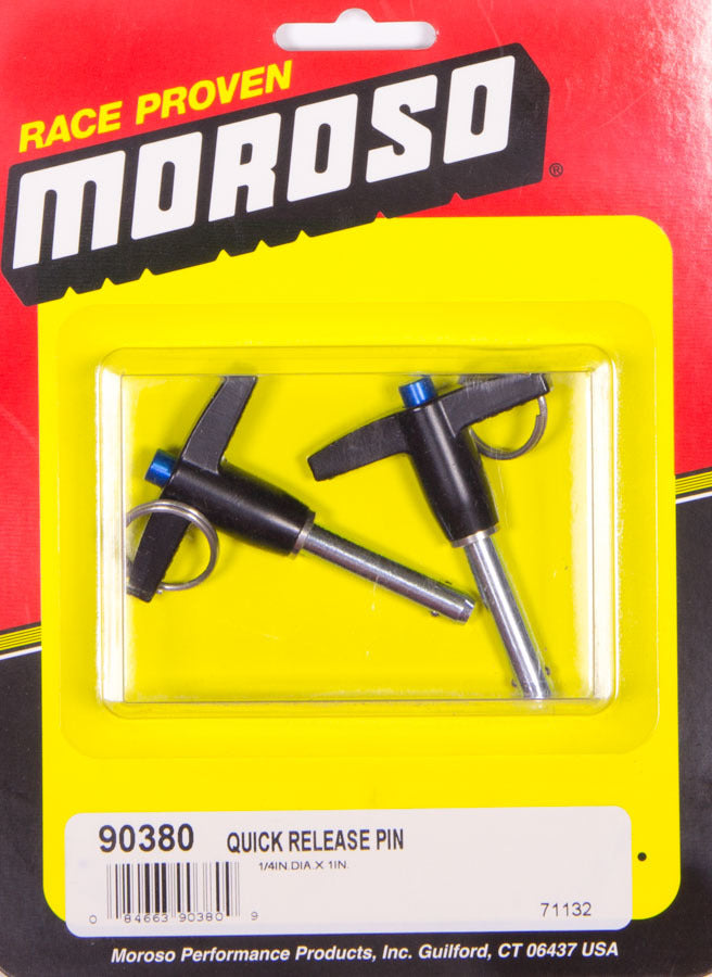 MOROSO Quick Release Pins (2) 1/4 x 1in (MOR90380)