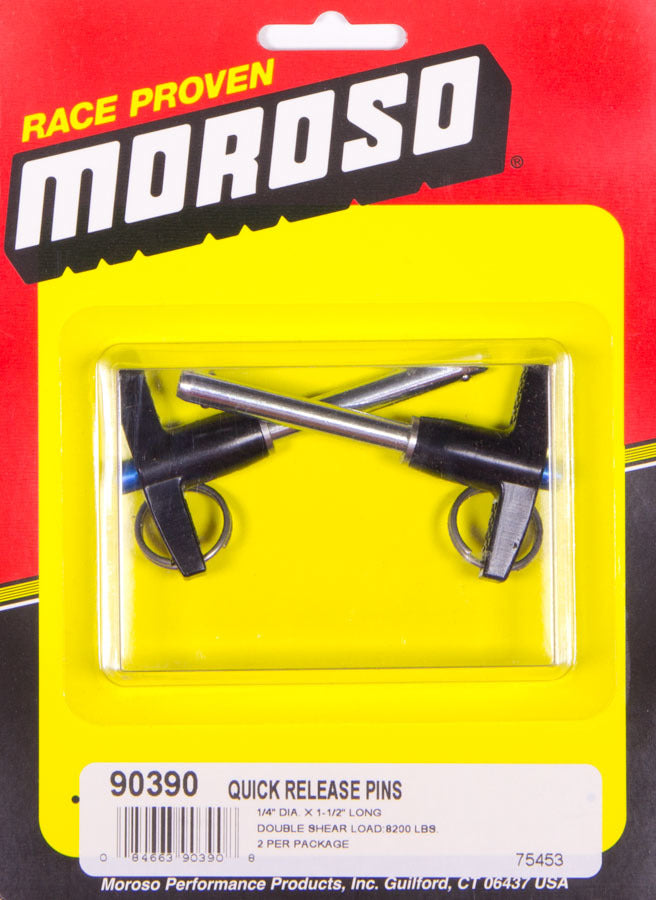 MOROSO Quick Release Pins (2) 1/4 x 1-1/2 (MOR90390)