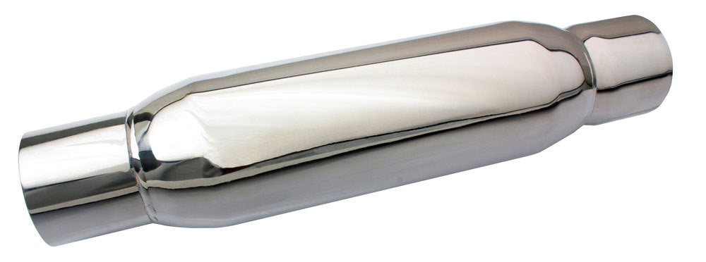MOROSO S/S Spiral Flow Muffler - 3in Polished (MOR94055)
