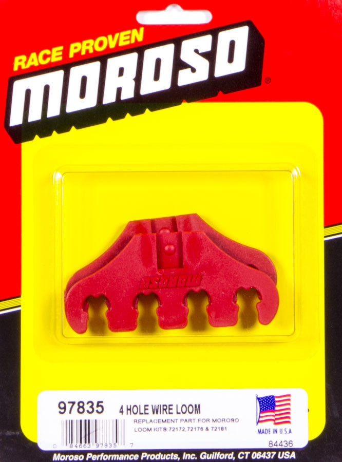 MOROSO Red 4-Hole Wire Loom (MOR97835)
