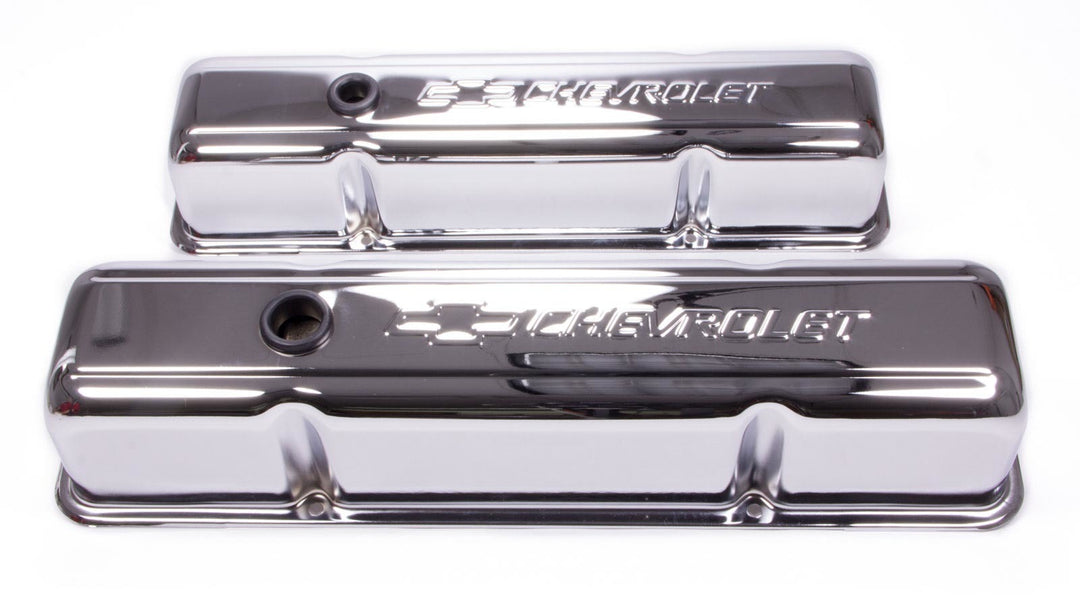 PROFORM SBC Chrome Bowtie V/C's - Tall w/Baffle (PFM141-103)