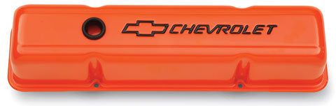 PROFORM SBC Valve Covers - Tall w/Baffle - Orange (PFM141-784)