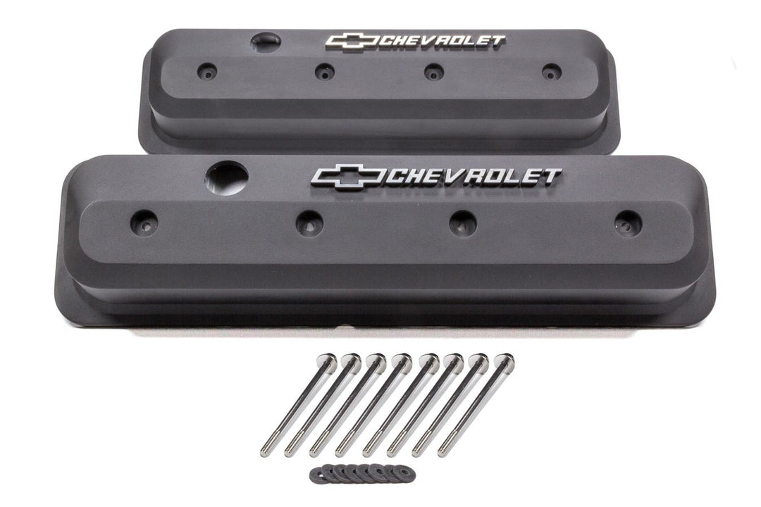 PROFORM SBC Valve Cover Slant Edge Black Crinkle (PFM141-840)