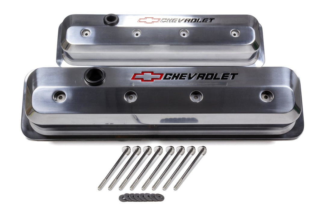 PROFORM SBC Valve Cover Slant Edge Polished (PFM141-843)