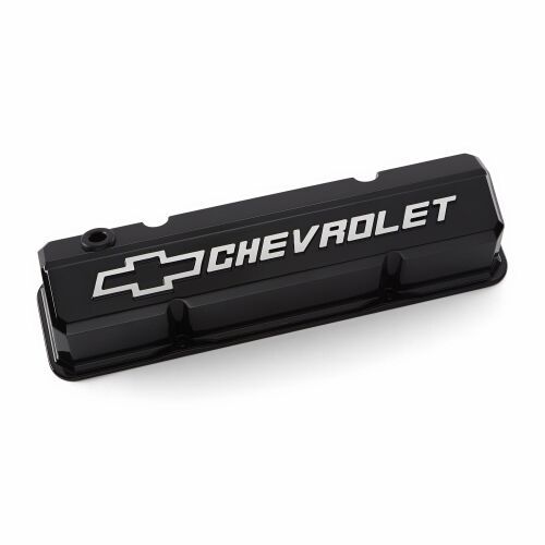PROFORM SBC Valve Covers Slant Edge Liquid Black (PFM141-919)