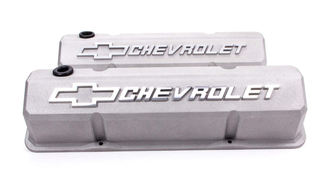 PROFORM SBC Slant Edge Cast Gray V/C Tall Raised Logo (PFM141-925)