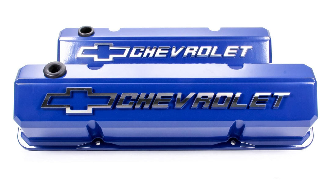 PROFORM SBC Slant Edge V/C's - Die Cast - Blue (PFM141-932)