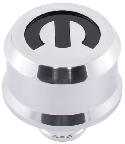 PROFORM MOPAR Emblem Slant Edge Breather Cap Mopar Pol. (PFM440-441)