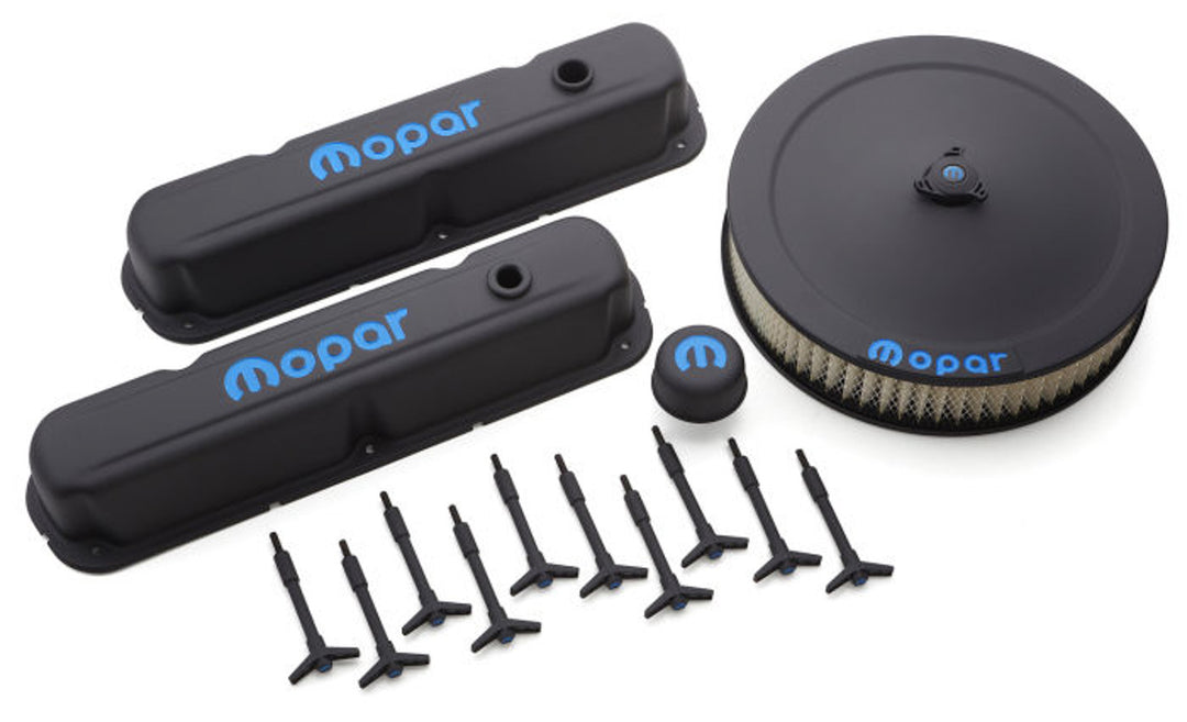 PROFORM Engine Dress-Up Kit Blac k Crinkle w/Blue MOPAR (PFM440-758)