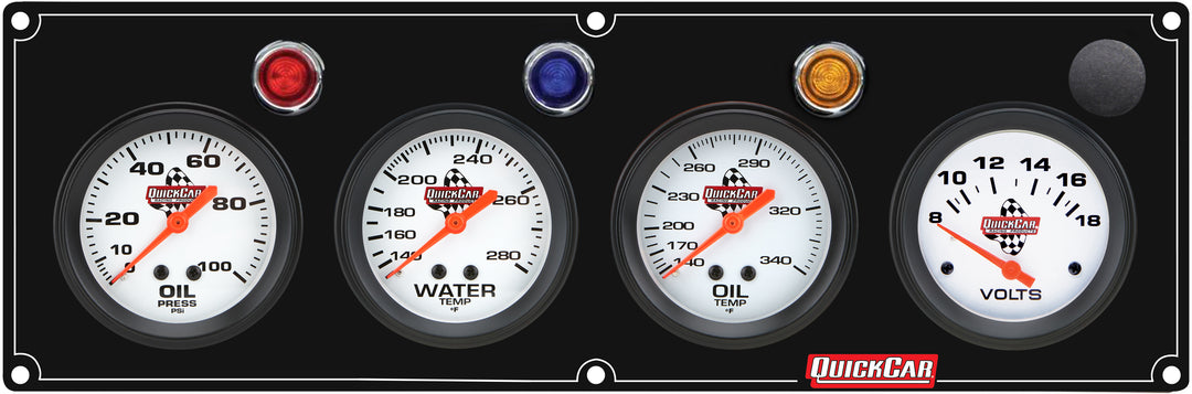 4 Gauge Panel OP/WT/OT/VT Black