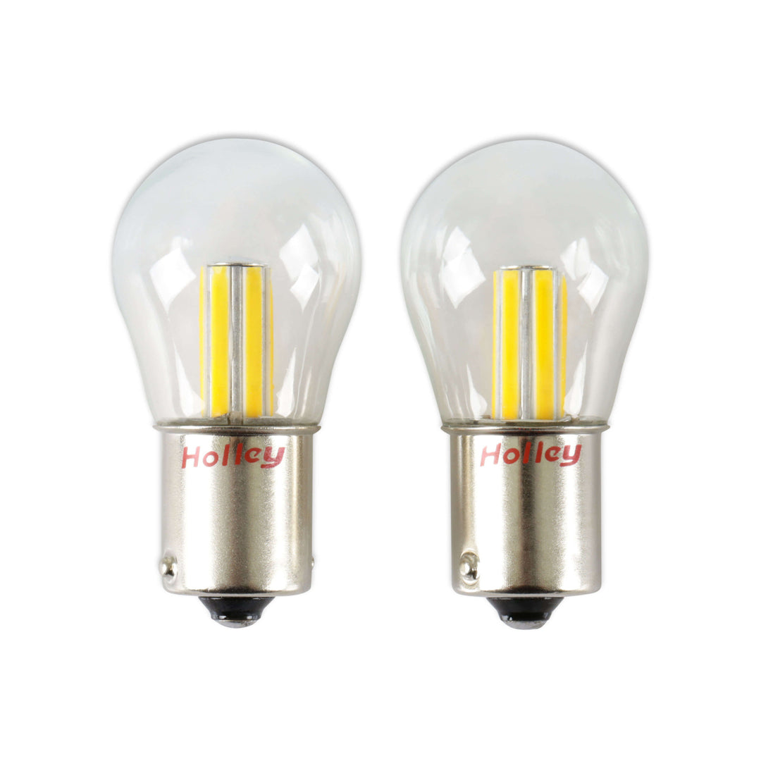 HOLLEY RETROBRIGHT 1156  LED Bulbs 3000K Classic White Pair (RTBHLED05)