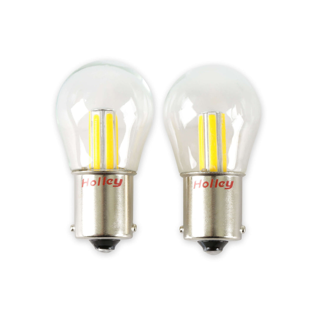 HOLLEY RETROBRIGHT 1156  LED Bulbs Amber Pair (RTBHLED15)