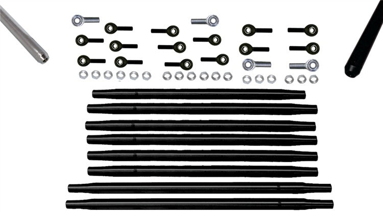 TRIPLE X RACE COMPONENTS Radius Rod Complete Kit For 600 Black (TXR600-SU-K0264BLK)