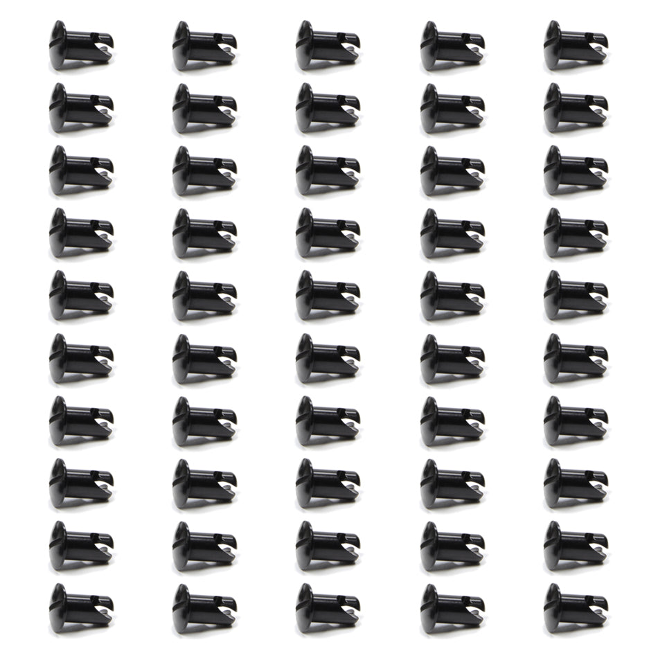 TRIPLE X RACE COMPONENTS Oval Head Button Alum Black .550 Long 50 Pack (TXRCH-4402-50-BLK)