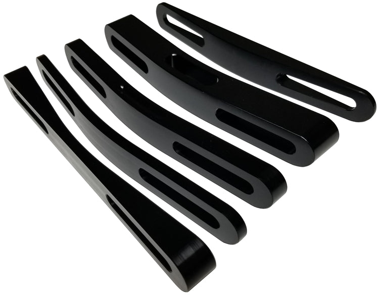 TRIPLE X RACE COMPONENTS Seat Spacer Kit (TXRCH-6481BLK)