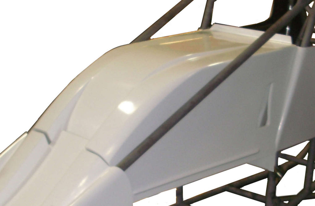 TRIPLE X RACE COMPONENTS Dual Duct Inside Rail Hood (TXRSC-BW-6837)